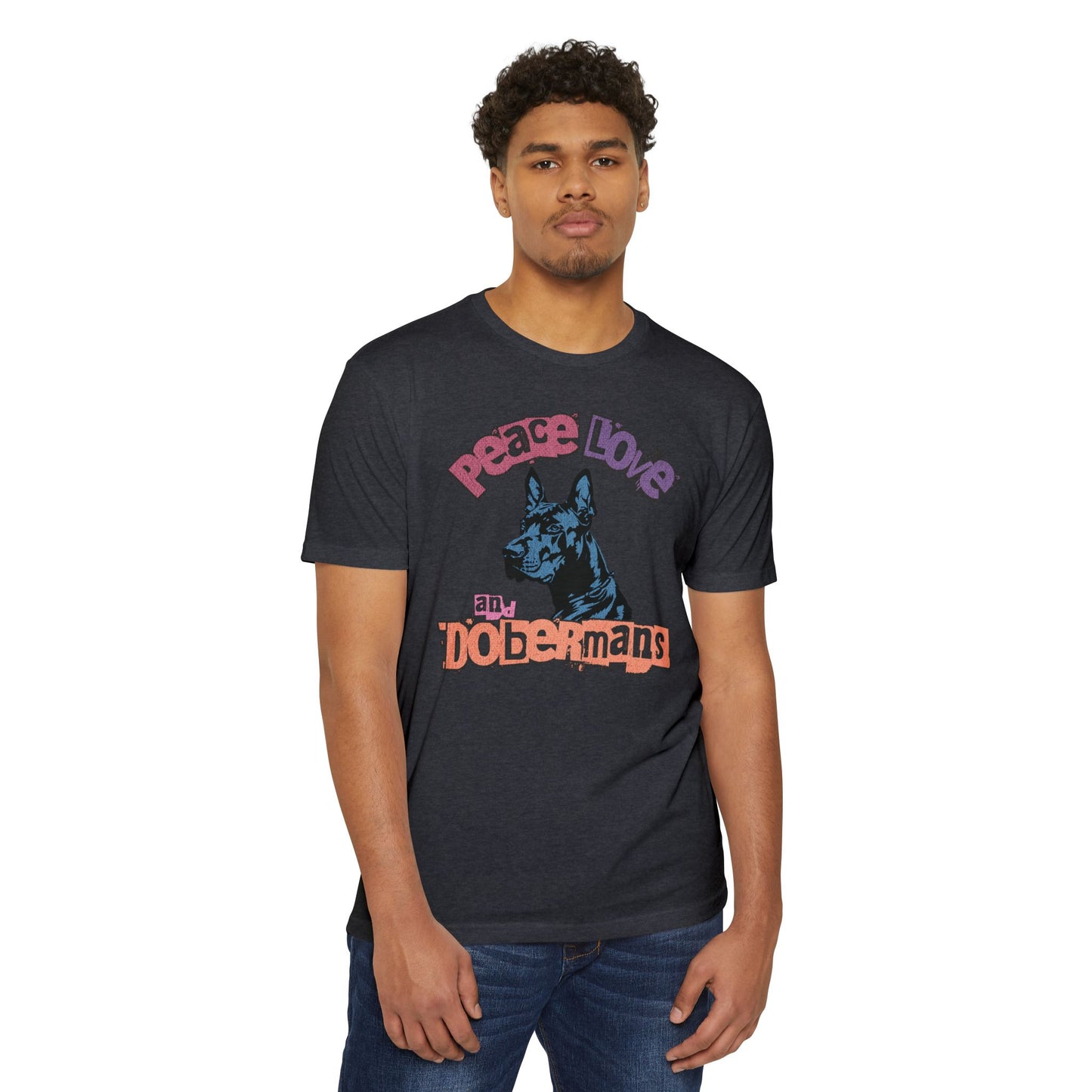 Peace love doberman shirt, Dog Lover T-Shirt